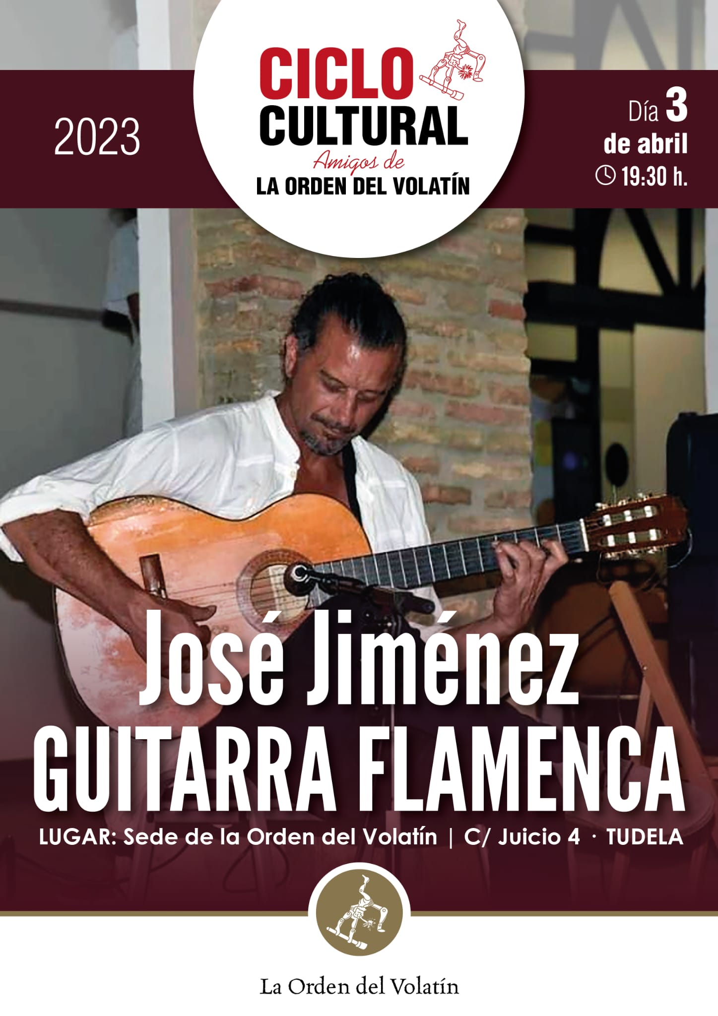 José Jiménez en el Ciclo Cultural Amigos de la Orden del Volatín