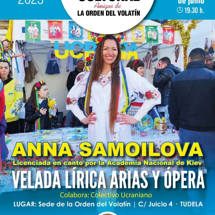 Anna Samoilova en el Ciclo Cultural Amigos de la Orden del Volatín