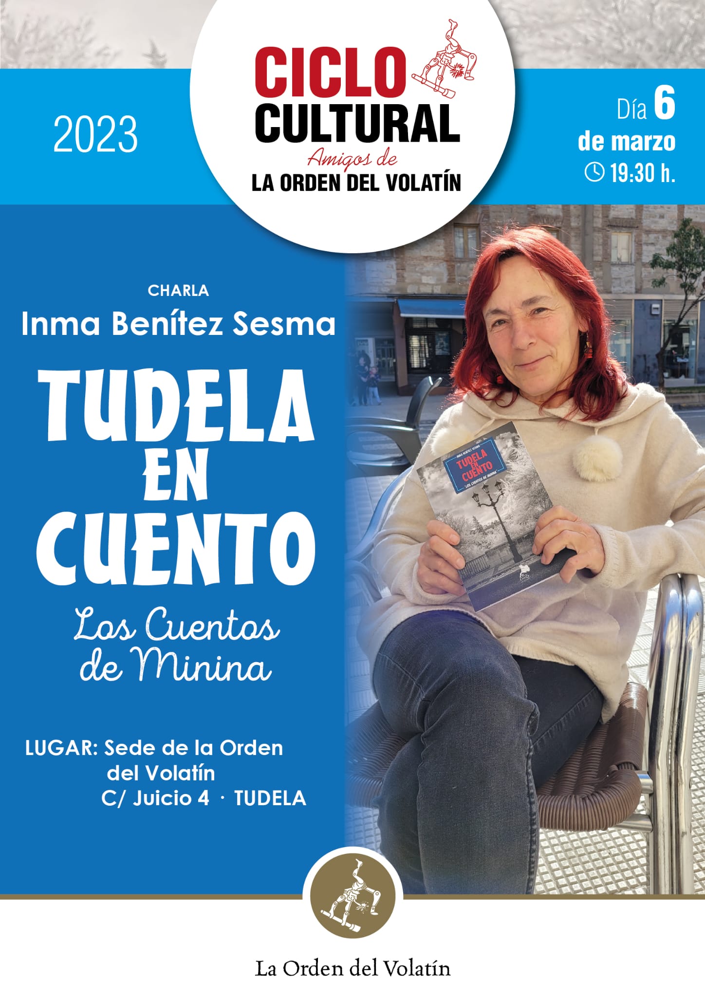 Inma Benítez Sesma en el Ciclo Cultural Amigos de la Orden del Volatín